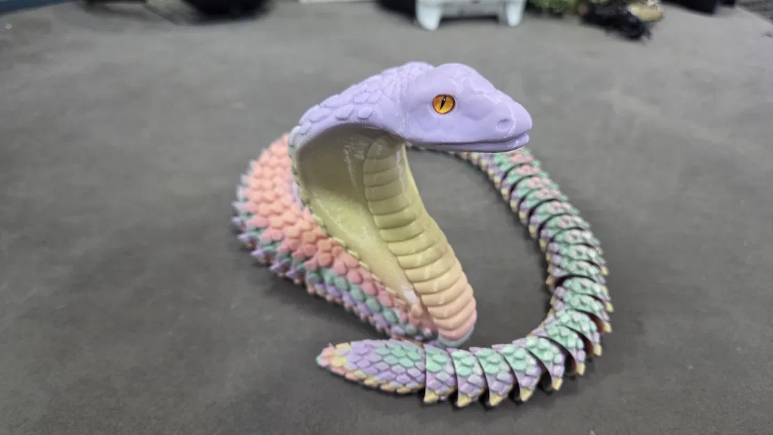 Rắn Hổ Mang Khớp Nối (Articulated) - Tương thích mắt kính 6mm - Image 2