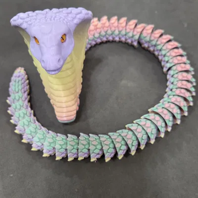 Rắn Hổ Mang Khớp Nối (Articulated) - Tương thích mắt kính 6mm