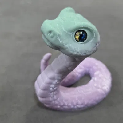 Bé Rắn Dễ Thương - Tương thích mắt thủy tinh 8mm