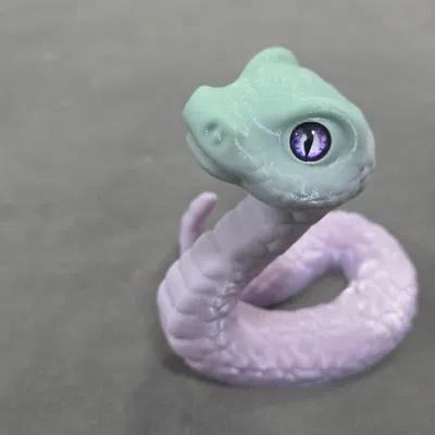 Bé Rắn Dễ Thương - Tương thích mắt thủy tinh 8mm