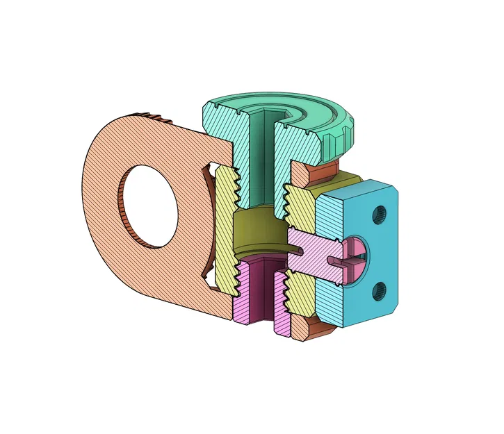 Bản lề giữ Tablet 180° cho Multifunction Arm mounting system - Image 3