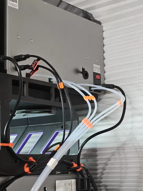 Quản lý ống PTFE và dây cáp cho Qidi Box - Image 1