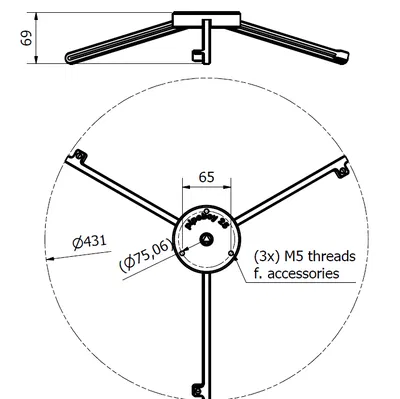 Giá đỡ blowpipe “pipeboy 25” Kaliber 10/12/16