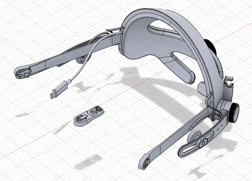 Dây đeo âm thanh Bigscreen Beyond - Dữ liệu CAD chính thức - Image 1