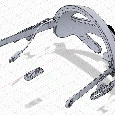 Dây đeo âm thanh Bigscreen Beyond - Dữ liệu CAD chính thức