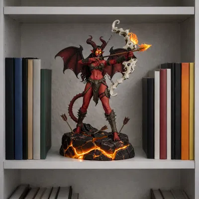 Succubus Arquera Infernal – Nữ Thợ Săn Quỷ với Cung Lửa