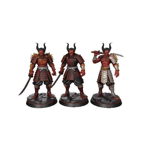 Oni Samurai Élite - Bộ Ba Chiến Binh Quỷ (Pack 3 Figure) - Image 2