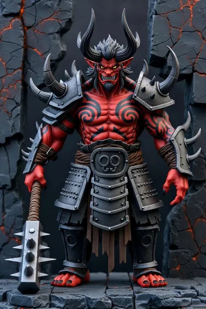 Oni Berserker Brutal - Guardián Infernal del Trío - Image 1