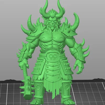 Oni Berserker Brutal - Guardián Infernal del Trío