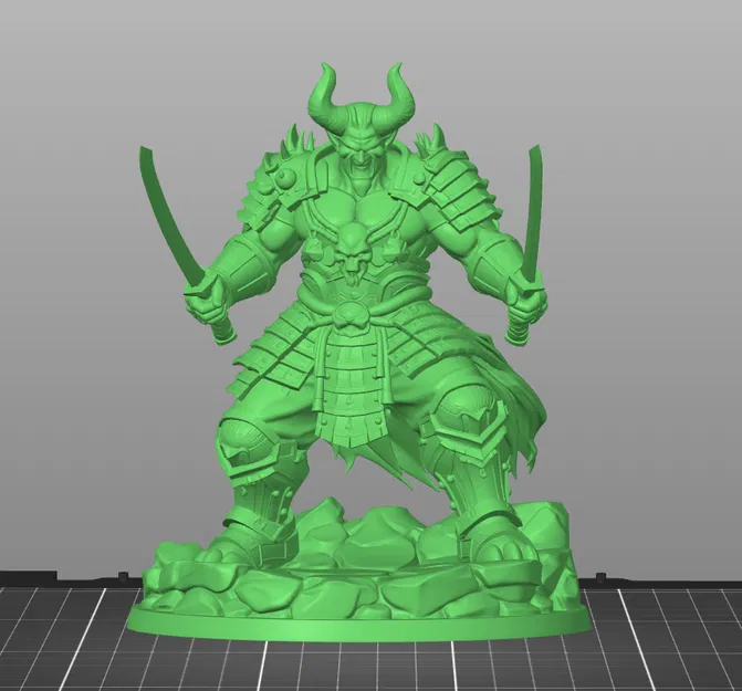 Oni Dual-Wielder Infernal - Berserker Song Katana - Image 2