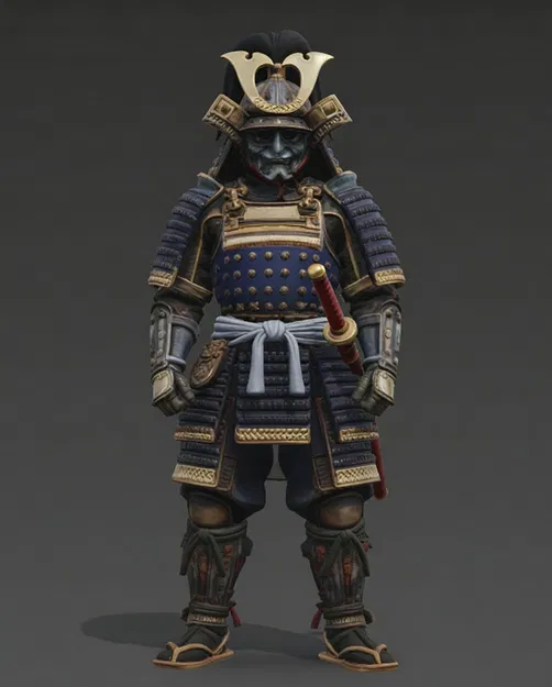 Mô Hình Giáp Sĩ Samurai Quỷ Oni Nhật Bản - Image 1