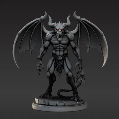 Tượng Quỷ Gargoyle Vực Thẳm – Dark Fantasy Miniature