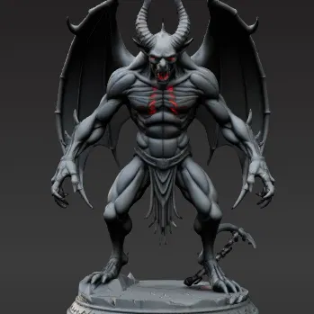 Tượng Chúa Tể Quỷ Vực Thẳm - Mô Hình Dark Fantasy