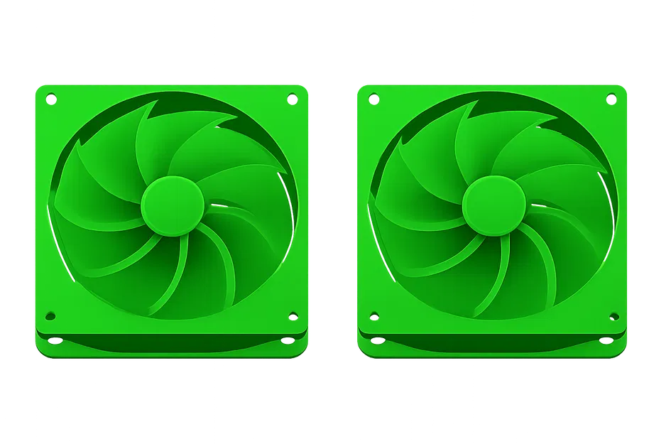 Quạt PC 120mm in 3D – Model quạt case có thể in (Printable Case Fan) - Image 1