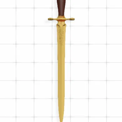 Kiếm Vàng (Golden Sword) Trang Trí