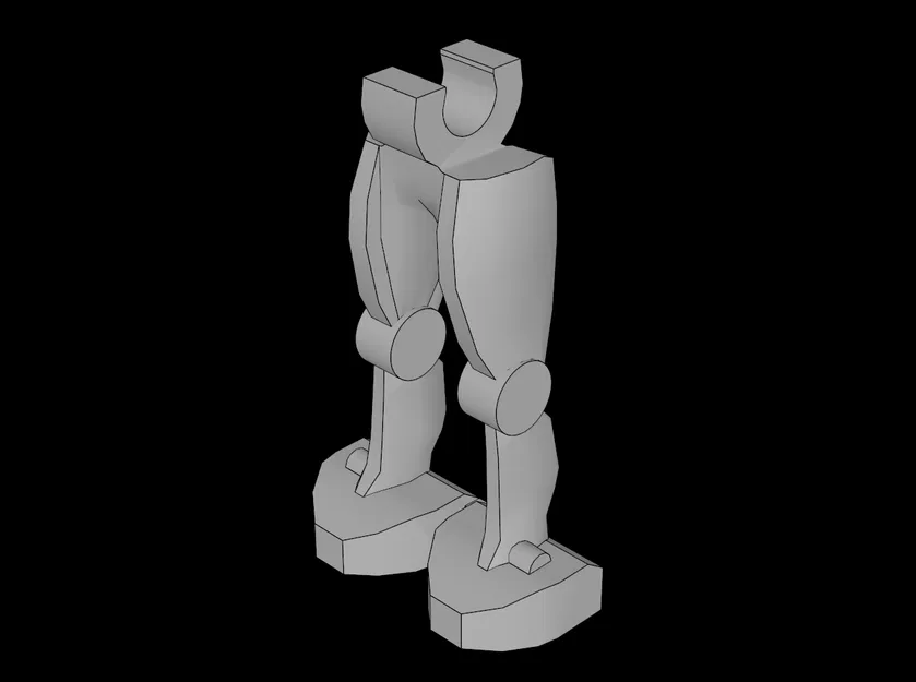 LEGO Compatible (42687.dat) Chân Minifig SW Super Battle Droid - Image 1