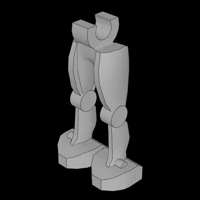 LEGO Compatible (42687.dat) Chân Minifig SW Super Battle Droid