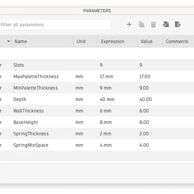 Kệ Sắp Xếp Bảng Phấn (Makeup Palette Organiser)