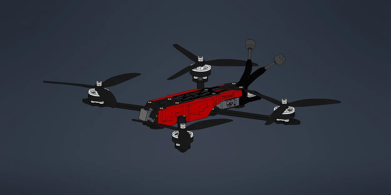 Bộ chi tiết in được cho frame drone FPV GEPRC MK4 7inch - Image 1