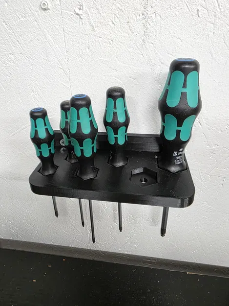 Giá Treo Tường Tua Vít Lục Giác Wera – Wera Allen Key Screwdriver Holder - Image 1