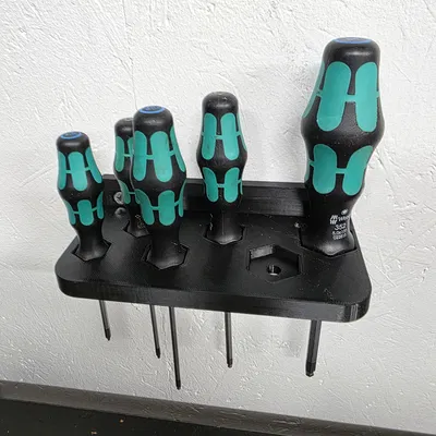 Giá Treo Tường Tua Vít Lục Giác Wera – Wera Allen Key Screwdriver Holder