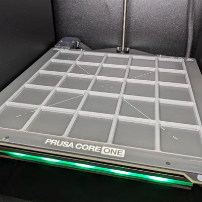 Tấm đế Gridfinity SIÊU NHẸ (Parametric) có thanh đỡ cầu mọi nơi