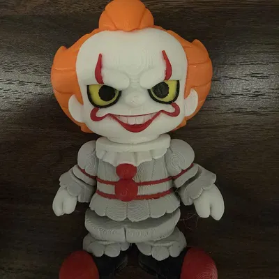Pennywise flexible – Figure dẻo với 2 đầu thay thế