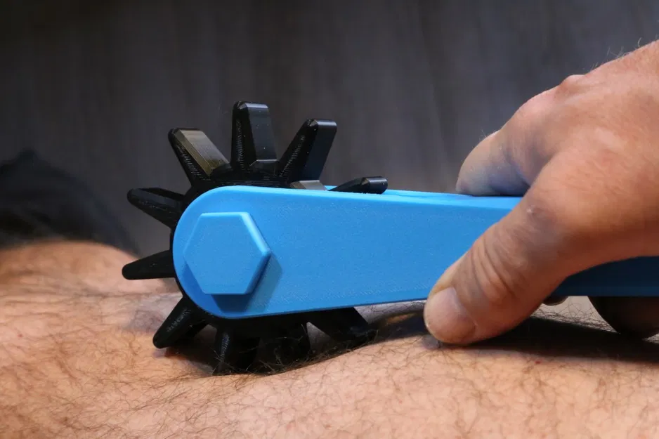 Faszienroller / Massageroller – Con lăn massage có tay cầm - Image 4