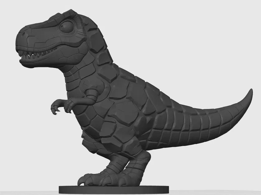 Mô hình Tyrannosaurus Rex (T-Rex) để in 3D - Image 3