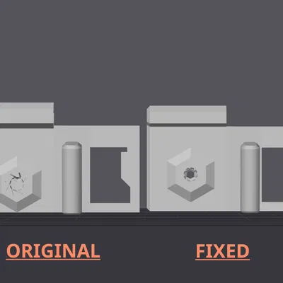 Qidi Q1 Pro Filament Cutter 2 - Sửa lệch canh lỗ PTFE (Fixed Alignment)