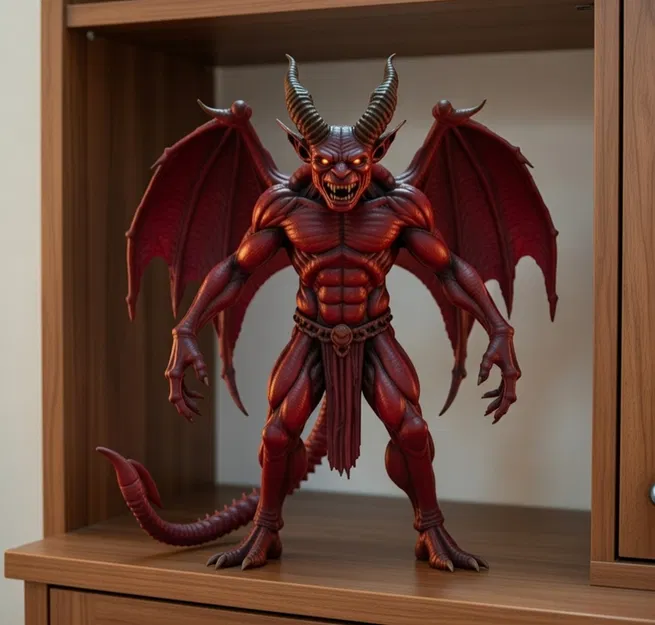 (STL MODIFICADO) Tượng Chiến Binh Quỷ Địa Ngục - Nhân Vật Fantasy Original - Image 1