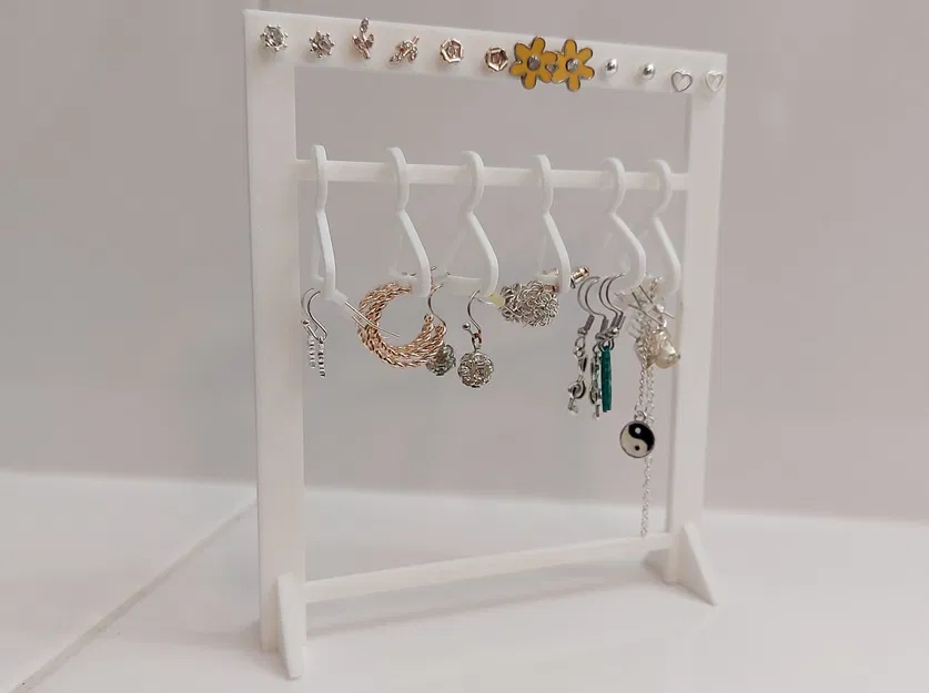 Giá đỡ bông tai: Giá với các móc treo - Image 1