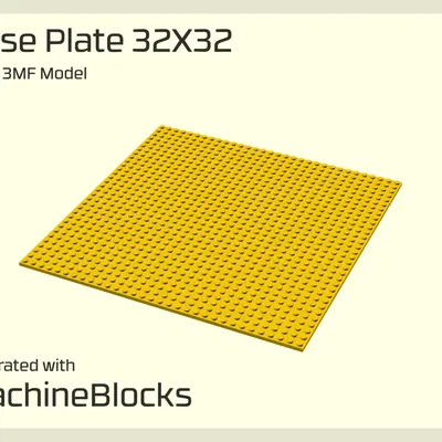 Tấm Đế - Trình Tạo STL - Tương Thích LEGO