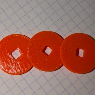 Đồng xu xỏ dây giày (đường kính 12mm)