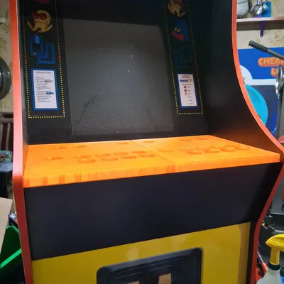 Bệ joystick Arcade 1Up Pacman chuyển sang MAME cabinet