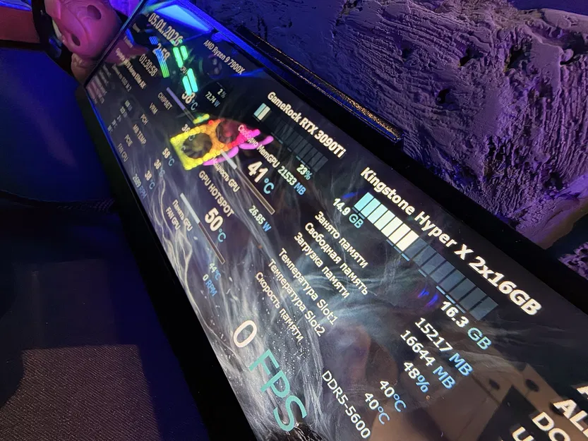 Tay cầm để bàn cho board LCD 320x100x10 mm (D x C x R) - Image 1