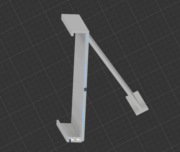 Tay cầm để bàn cho board LCD 320x100x10 mm (D x C x R) - Image 6