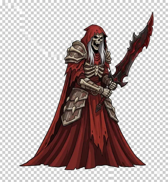 female(ish) wight lifedrinker – quái DND - Image 2