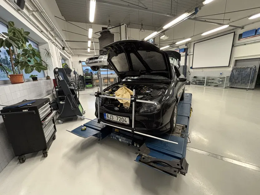 Đồ gá canh chỉnh bánh xe bằng dây (String Wheel Alignment Jig) - Image 1