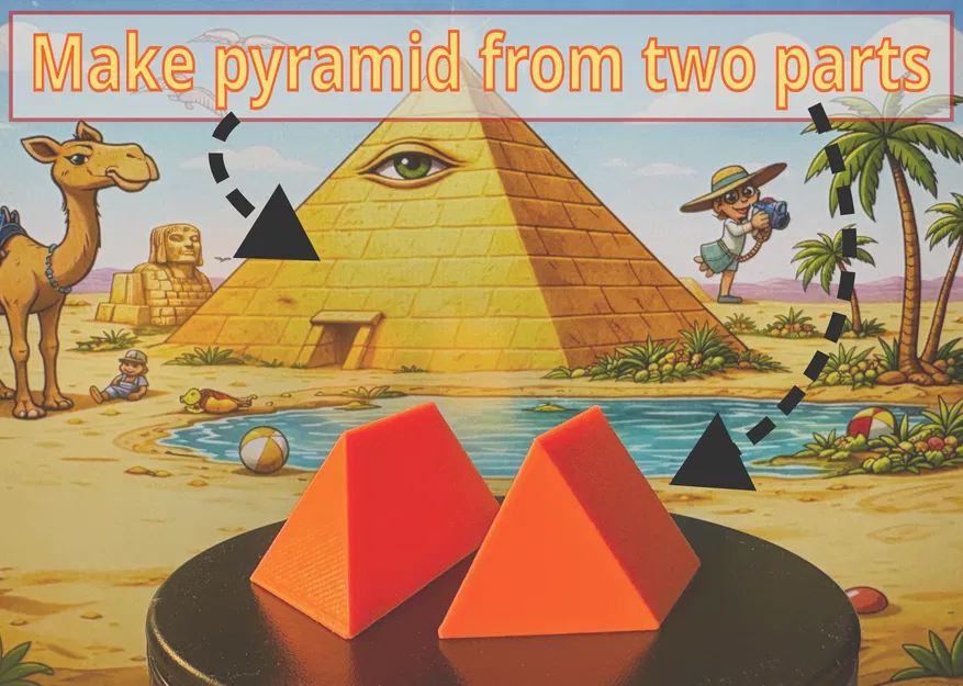 Làm kim tự tháp từ puzzle hai mảnh - Image 1