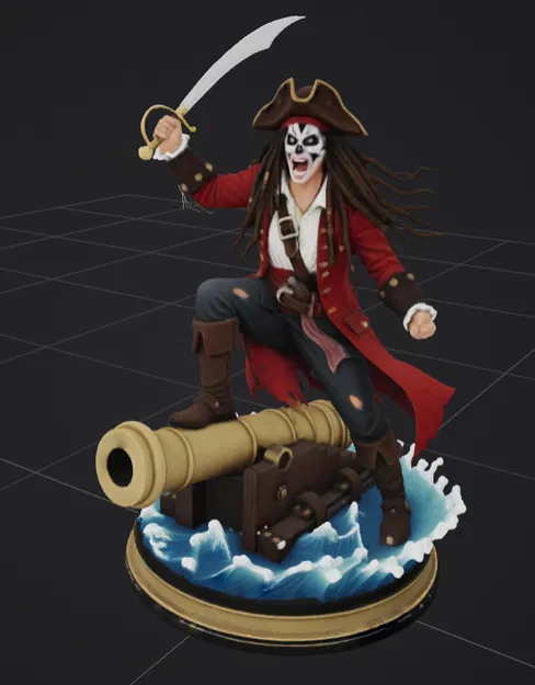 Tượng Cướp Biển Epic (Epic Pirate Figurine) - Image 3