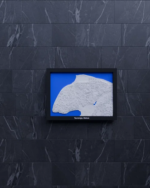 Tauranga, Matua, New Zealand - Miniature địa hình 3D - Image 5