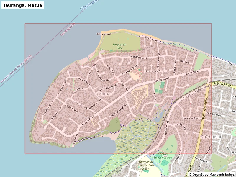 Tauranga, Matua, New Zealand - Miniature địa hình 3D - Image 8