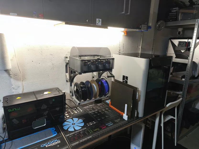 Giá treo tường BambuLab AMS 2 Pro kèm giữ Filament (AMS 2 Pro) - Image 2