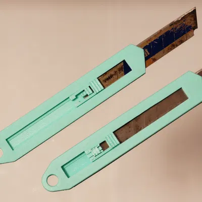 Dao rọc giấy lưỡi bẻ đoạn 18mm (18mm snap-off utility knife)