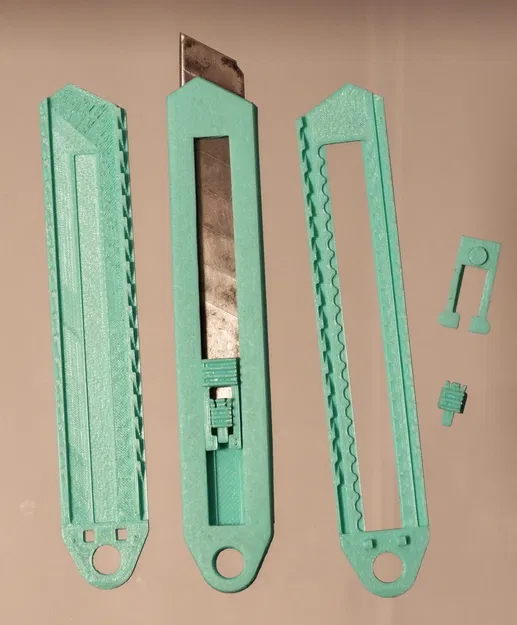 Dao rọc giấy lưỡi bẻ đoạn 18mm (18mm snap-off utility knife) - Image 2