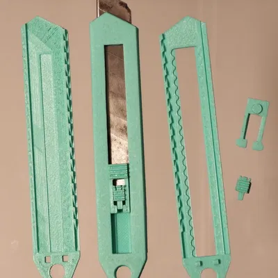 Dao rọc giấy lưỡi bẻ đoạn 18mm (18mm snap-off utility knife)