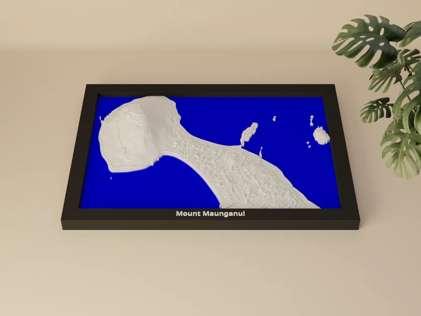 Mount Maunganui, New Zealand - Mô hình thu nhỏ 3D - Image 1