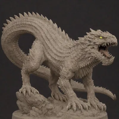 Glaurung – První drak Středozemě (mẫu 3D)