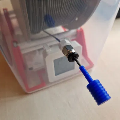 Nút bịt giữ filament cho hộp sấy filament 3D (Filament holder plug)